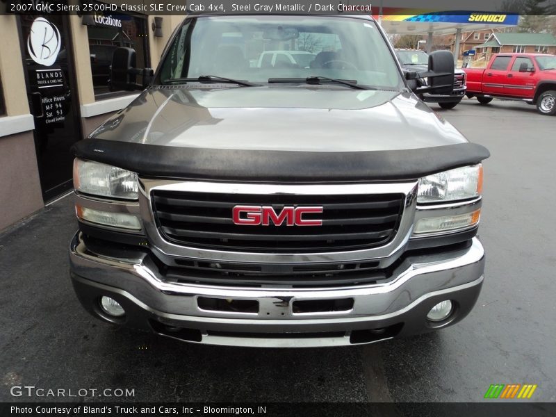 Steel Gray Metallic / Dark Charcoal 2007 GMC Sierra 2500HD Classic SLE Crew Cab 4x4
