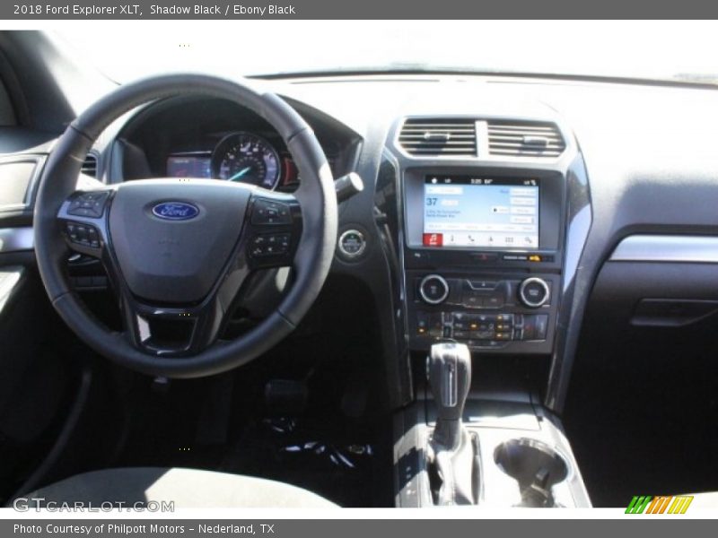 Shadow Black / Ebony Black 2018 Ford Explorer XLT