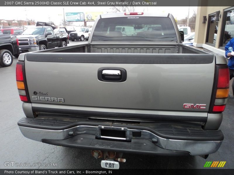 Steel Gray Metallic / Dark Charcoal 2007 GMC Sierra 2500HD Classic SLE Crew Cab 4x4