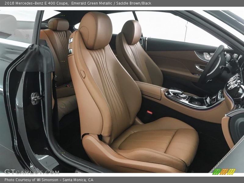 Emerald Green Metallic / Saddle Brown/Black 2018 Mercedes-Benz E 400 Coupe