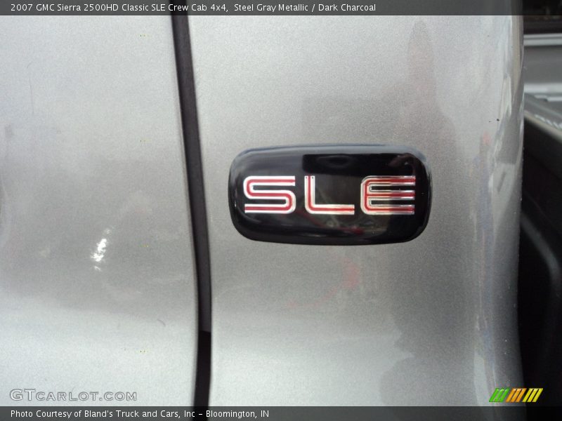 Steel Gray Metallic / Dark Charcoal 2007 GMC Sierra 2500HD Classic SLE Crew Cab 4x4