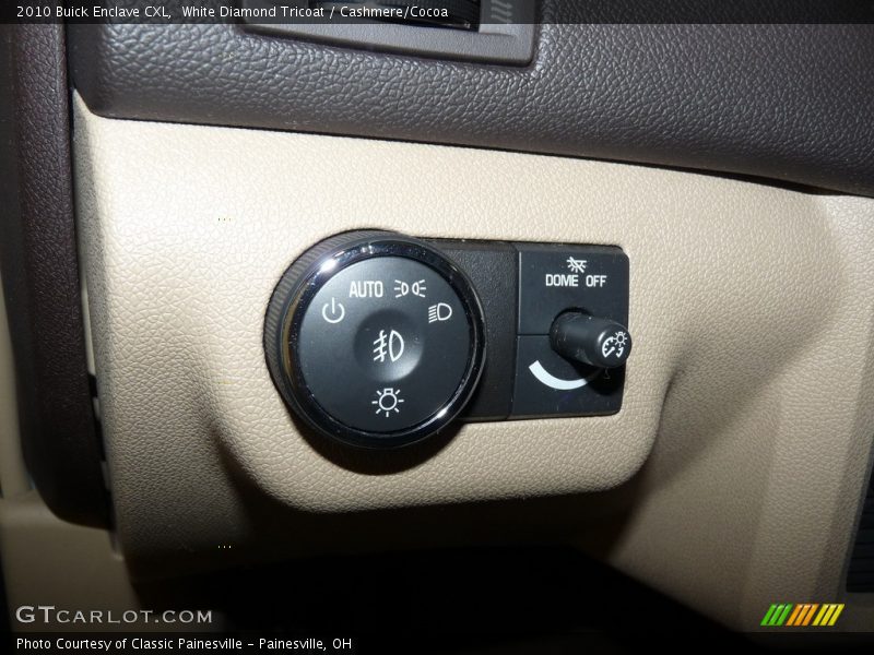 White Diamond Tricoat / Cashmere/Cocoa 2010 Buick Enclave CXL