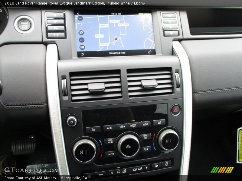 Yulong White / Ebony 2018 Land Rover Range Rover Evoque Landmark Edition