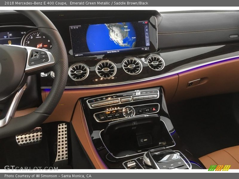 Emerald Green Metallic / Saddle Brown/Black 2018 Mercedes-Benz E 400 Coupe