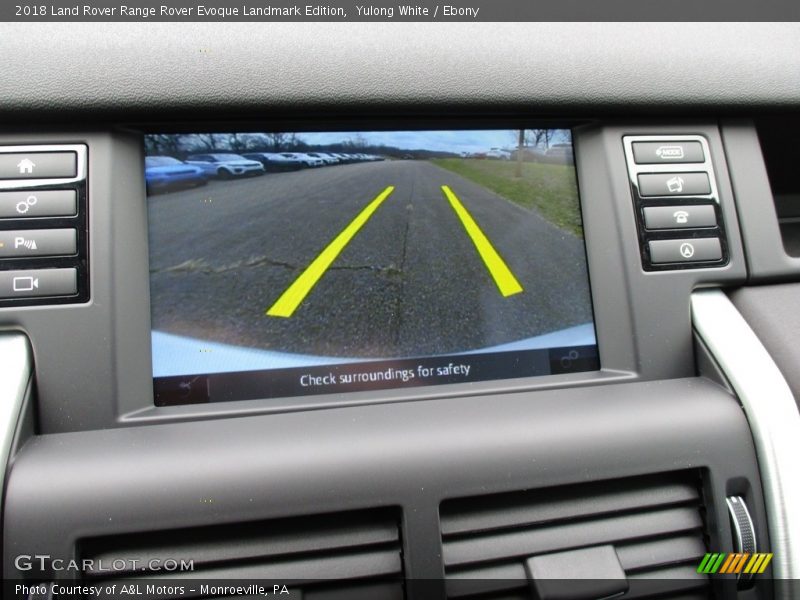Yulong White / Ebony 2018 Land Rover Range Rover Evoque Landmark Edition