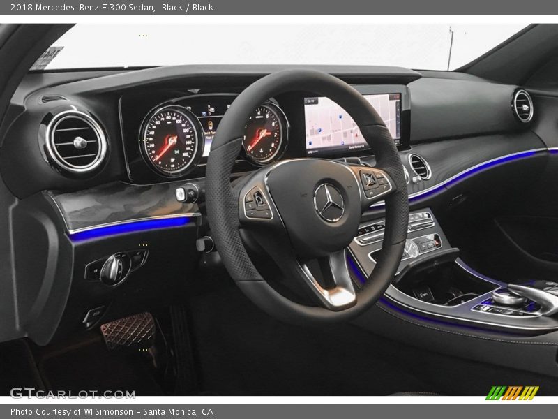Black / Black 2018 Mercedes-Benz E 300 Sedan