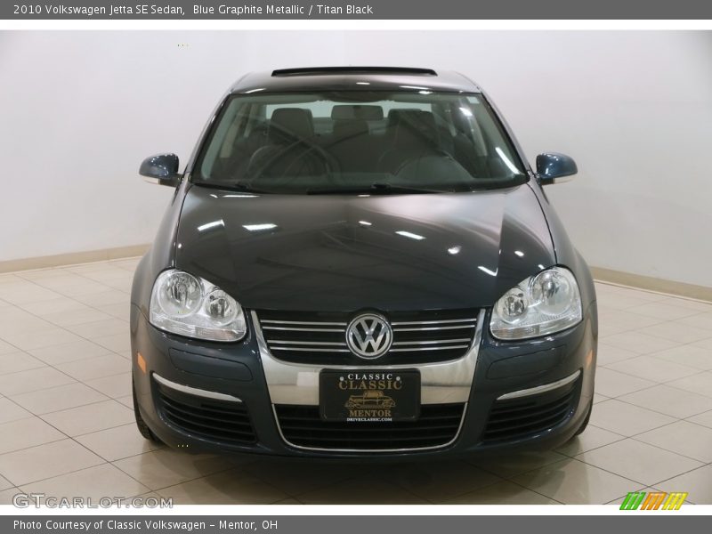 Blue Graphite Metallic / Titan Black 2010 Volkswagen Jetta SE Sedan