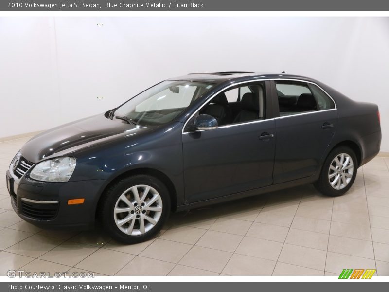 Blue Graphite Metallic / Titan Black 2010 Volkswagen Jetta SE Sedan