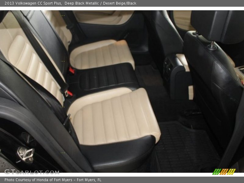 Deep Black Metallic / Desert Beige/Black 2013 Volkswagen CC Sport Plus