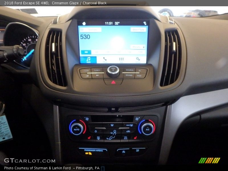 Cinnamon Glaze / Charcoal Black 2018 Ford Escape SE 4WD