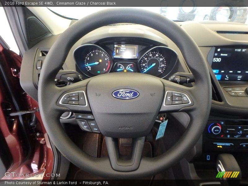 Cinnamon Glaze / Charcoal Black 2018 Ford Escape SE 4WD