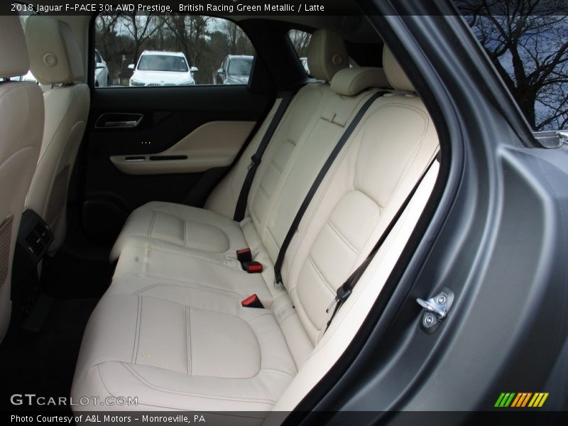 British Racing Green Metallic / Latte 2018 Jaguar F-PACE 30t AWD Prestige