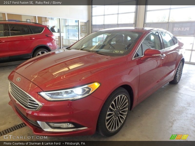Ruby Red / Ebony 2017 Ford Fusion SE