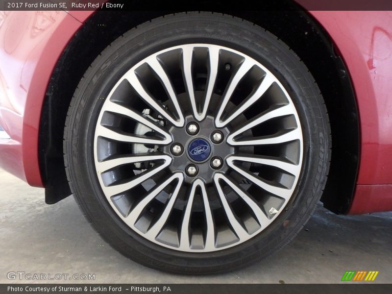 Ruby Red / Ebony 2017 Ford Fusion SE