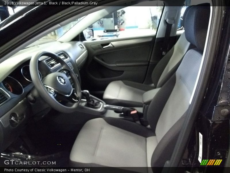  2018 Jetta S Black/Palladium Gray Interior