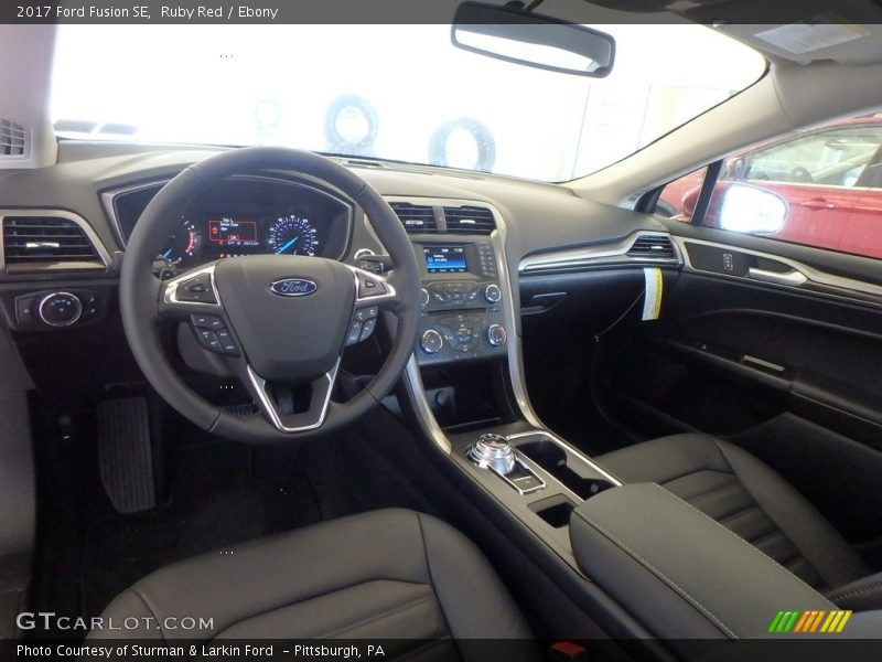 Ruby Red / Ebony 2017 Ford Fusion SE