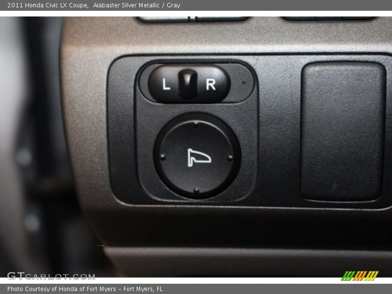 Alabaster Silver Metallic / Gray 2011 Honda Civic LX Coupe