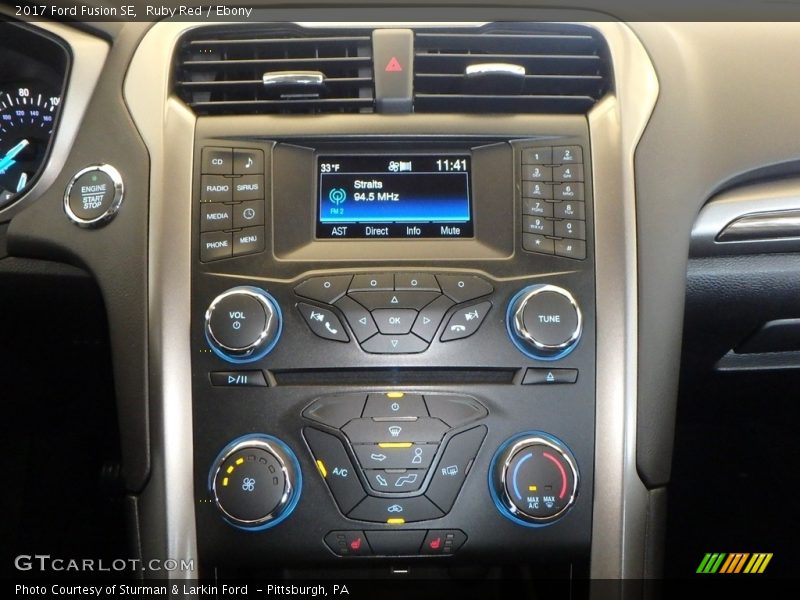 Ruby Red / Ebony 2017 Ford Fusion SE