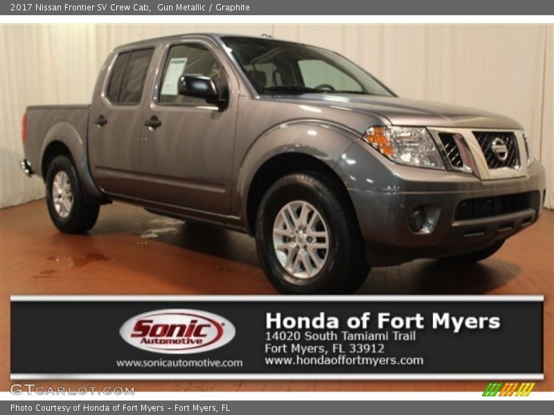 Gun Metallic / Graphite 2017 Nissan Frontier SV Crew Cab