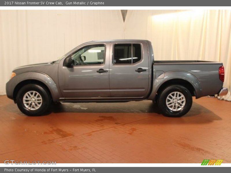 Gun Metallic / Graphite 2017 Nissan Frontier SV Crew Cab
