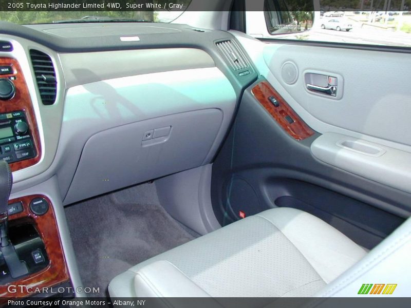 Super White / Gray 2005 Toyota Highlander Limited 4WD