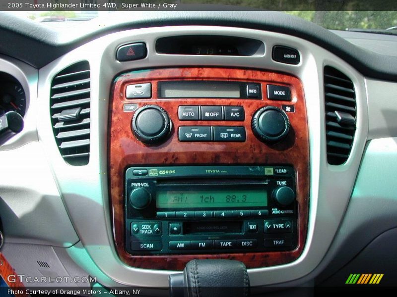 Super White / Gray 2005 Toyota Highlander Limited 4WD