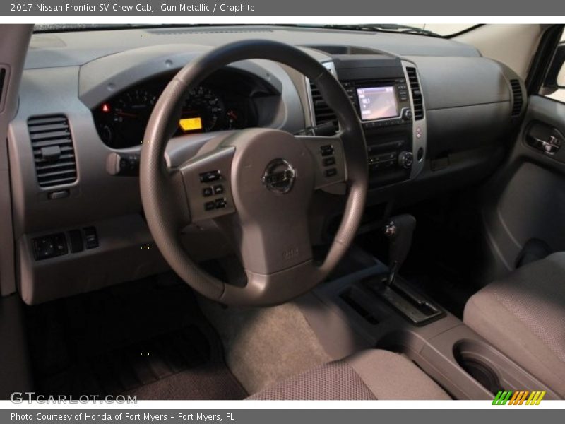 Gun Metallic / Graphite 2017 Nissan Frontier SV Crew Cab