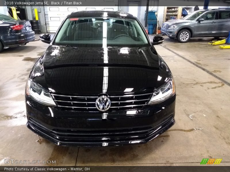 Black / Titan Black 2018 Volkswagen Jetta SE