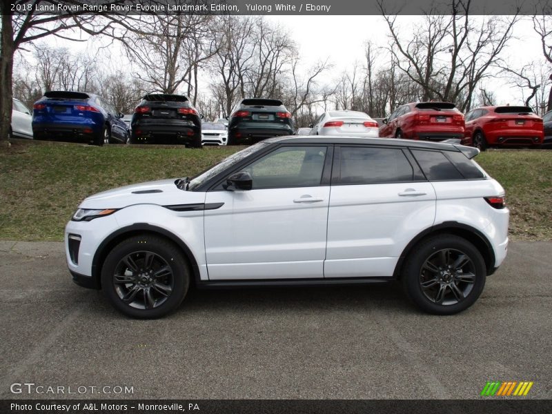 Yulong White / Ebony 2018 Land Rover Range Rover Evoque Landmark Edition