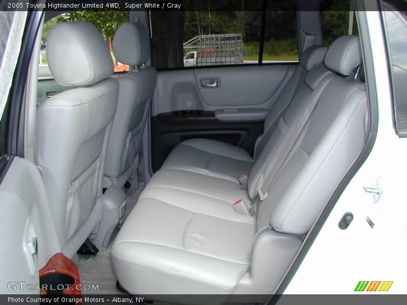 Super White / Gray 2005 Toyota Highlander Limited 4WD