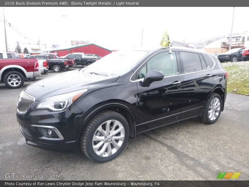 Ebony Twilight Metallic / Light Neutral 2016 Buick Envision Premium AWD