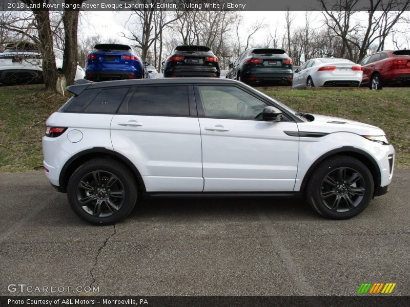 Yulong White / Ebony 2018 Land Rover Range Rover Evoque Landmark Edition