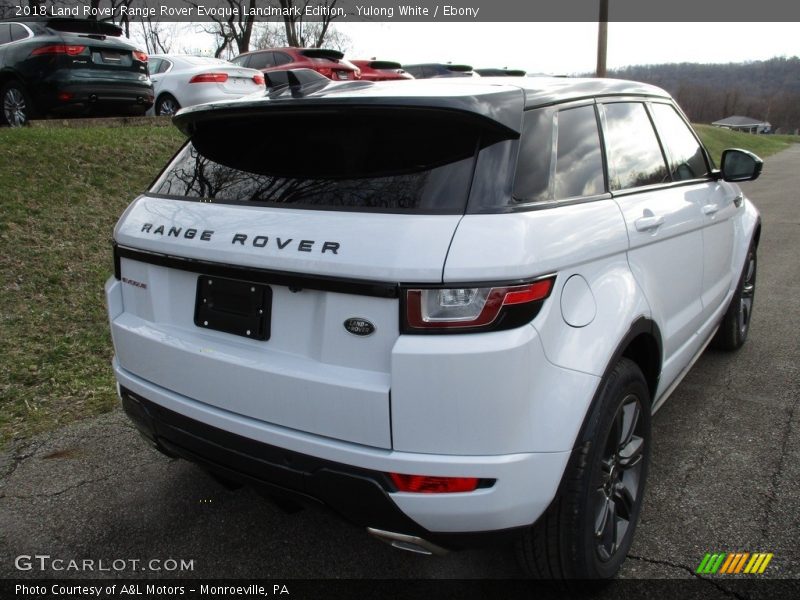 Yulong White / Ebony 2018 Land Rover Range Rover Evoque Landmark Edition