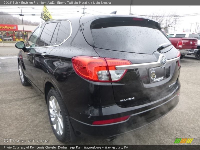 Ebony Twilight Metallic / Light Neutral 2016 Buick Envision Premium AWD