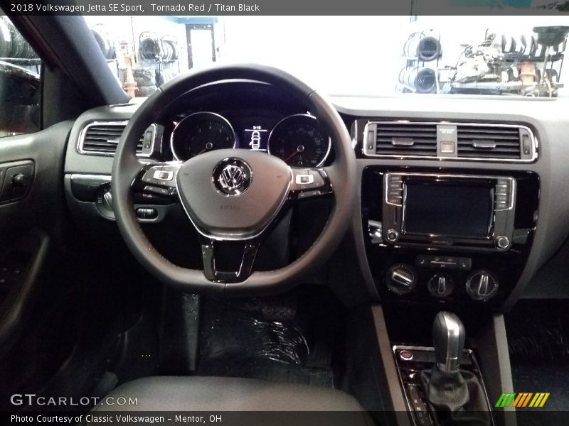 Dashboard of 2018 Jetta SE Sport