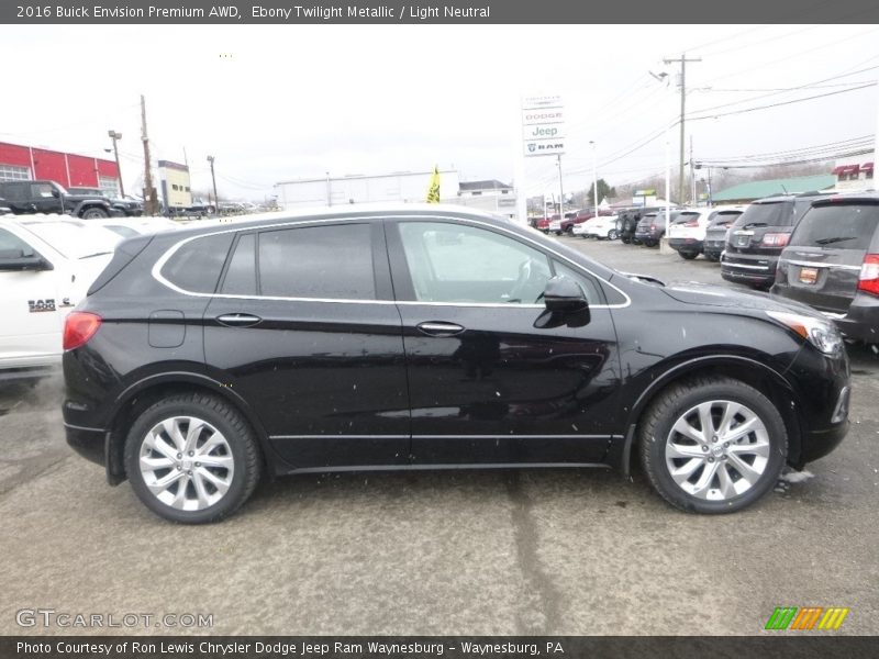 Ebony Twilight Metallic / Light Neutral 2016 Buick Envision Premium AWD