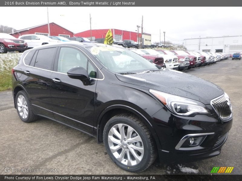 Ebony Twilight Metallic / Light Neutral 2016 Buick Envision Premium AWD