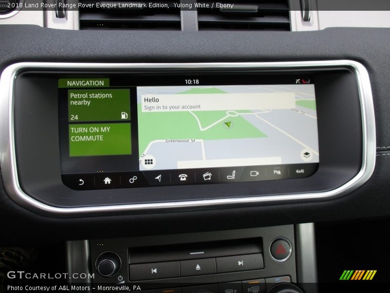 Yulong White / Ebony 2018 Land Rover Range Rover Evoque Landmark Edition