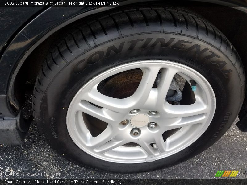Midnight Black Pearl / Black 2003 Subaru Impreza WRX Sedan