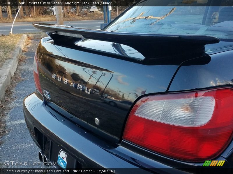 Midnight Black Pearl / Black 2003 Subaru Impreza WRX Sedan