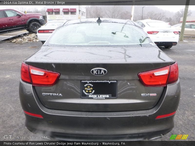 Metal Bronze / Beige 2014 Kia Optima EX