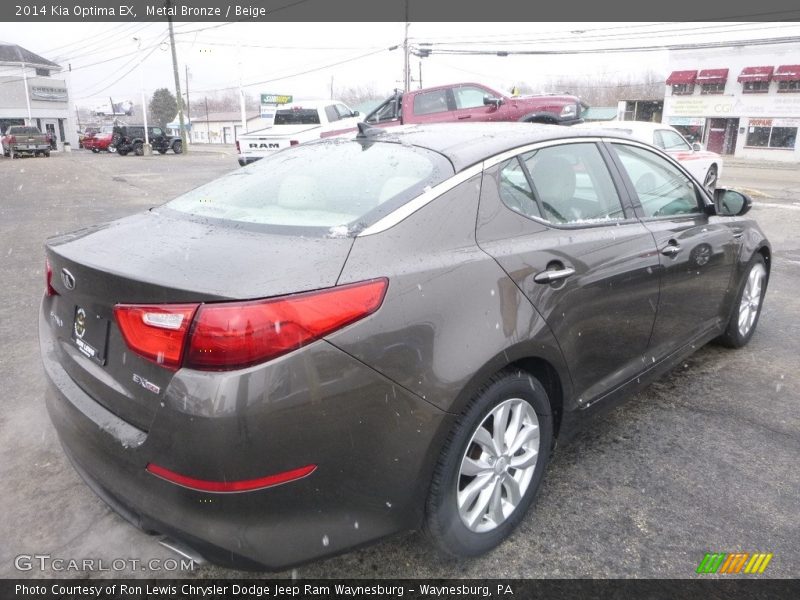 Metal Bronze / Beige 2014 Kia Optima EX