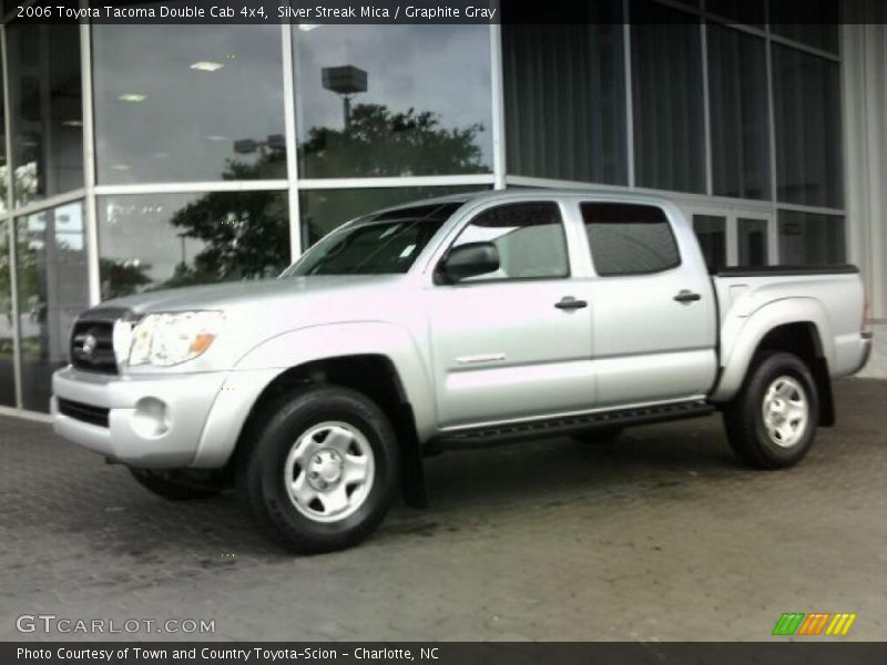 Silver Streak Mica / Graphite Gray 2006 Toyota Tacoma Double Cab 4x4