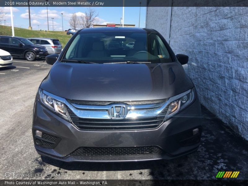 Modern Steel Metallic / Gray 2018 Honda Odyssey LX