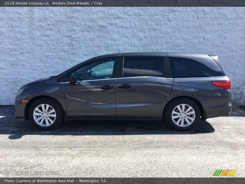 Modern Steel Metallic / Gray 2018 Honda Odyssey LX