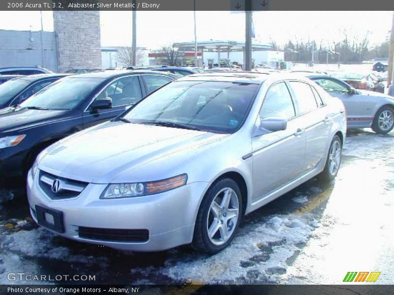 Alabaster Silver Metallic / Ebony 2006 Acura TL 3.2