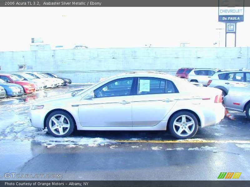 Alabaster Silver Metallic / Ebony 2006 Acura TL 3.2