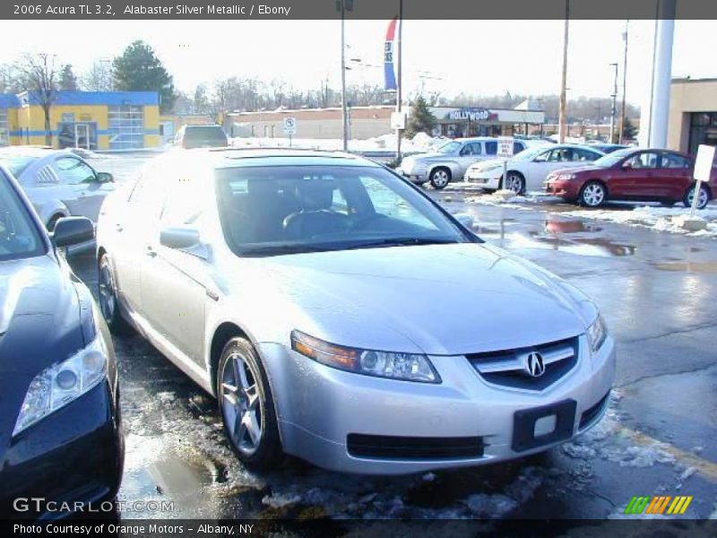 Alabaster Silver Metallic / Ebony 2006 Acura TL 3.2