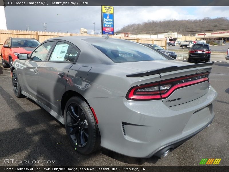 Destroyer Gray / Black 2018 Dodge Charger R/T