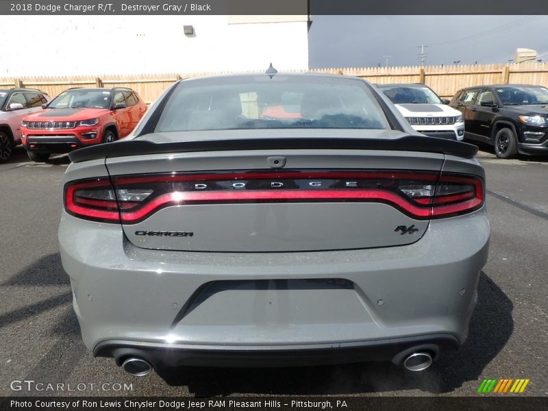 Destroyer Gray / Black 2018 Dodge Charger R/T